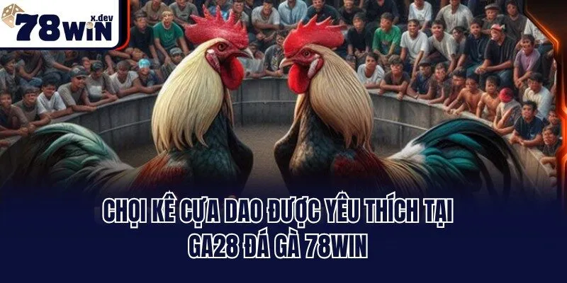 GA28 Đá Gà 78win - Thánh Địa Chọi Kê Trực Tiếp Đỉnh Cao 3 Chọi kê cựa dao được yêu thích tại GA28 đá gà 78win